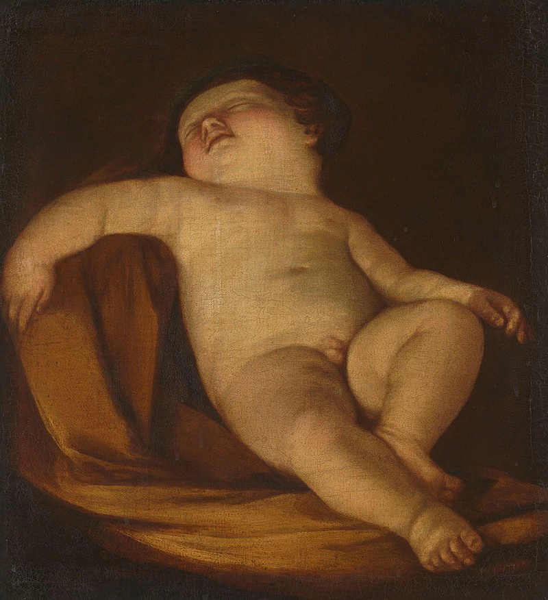 210-Putto dormiente-copia dell'affresco-Rijksmuseum 